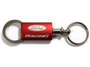Ford Racing Red Valet Key Fob Authentic Logo Key Chain Key Ring Keytag Lanyard KC3718.FORR.RED