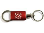 Infiniti M37 Red Valet Key Fob Authentic Logo Key Chain Key Ring Keytag Lanyard KC3718.M37.RED