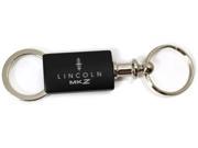 Lincoln MKZ Black Valet Key Fob Authentic Logo Key Chain Key Ring Keytag Lanyard KC3718.MKZ.BLK