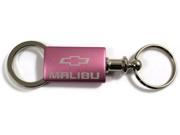 Chevy Chevrolet Malibu Pink Valet Key Fob Authentic Logo Key Chain Key Ring Keytag Lanyard KC3718.MAL.PNK