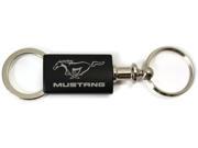 Ford Mustang Black Valet Key Fob Authentic Logo Key Chain Key Ring Keytag Lanyard KC3718.MUS.BLK