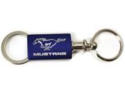 Ford Mustang Navy Valet Key Fob Authentic Logo Key Chain Key Ring Keytag Lanyard KC3718.MUS.NVY