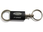 Ford F 250 F250 Black Valet Key Fob Authentic Logo Key Chain Key Ring Keytag Lanyard KC3718.F25.BLK