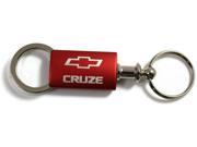 Chevy Cruze Red Valet Key Fob Authentic Logo Key Chain Key Ring Keytag Lanyard KC3718.CRU.RED