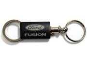 Ford Fusion Black Valet Key Fob Authentic Logo Key Chain Key Ring Keytag Lanyard KC3718.FUS.BLK