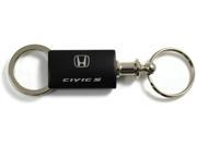 Honda Civic Si Black Valet Key Fob Authentic Logo Key Chain Key Ring Keytag Lanyard KC3718.CSI.BLK