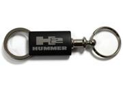 Hummer H2 Black Valet Key Fob Authentic Logo Key Chain Key Ring Keytag Lanyard KC3718.H2.BLK