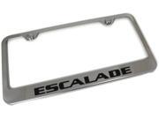 Cadillac Escalade Engraved Chrome Frame Metal Mirror Chrome License Plate Frame LF.ESA.EC