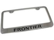 Nissan Frontier Engraved Chrome Frame Metal Mirror Chrome License Plate Frame LF.FRO.EC