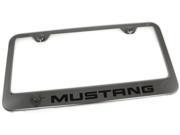 Ford Mustang 45th Anniversary Engraved Chrome Frame Metal Mirror Chrome License Plate Frame LF.MUS45.EC