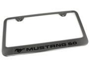Ford Mustang 5.0 Laser Etched Chrome Frame Mirror Chrome License Plate Frame LF.MUS5.EC