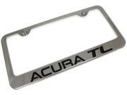 Acura TL Engraved Chrome Frame Mirror Chrome License Plate Frame LF.ATL.EC