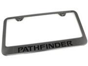 Nissan Pathfinder Engraved Chrome Frame Metal Mirror Chrome License Plate Frame LF.PAT.EC