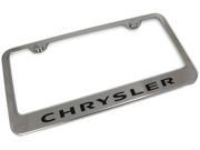 Chrysler Engraved Chrome Frame Metal Mirror Chrome License Plate Frame LF.CHR.EC