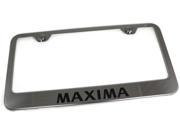 Nissan Maxima Engraved Chrome Frame Metal Mirror Chrome License Plate Frame LF.MAX.EC