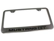 Ford Mustang GT Engraved Chrome Frame Metal Mirror Chrome License Plate Frame LF.MGT.EC