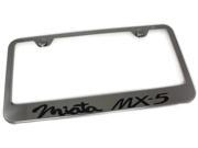 Mazda Miata MX5 Etched Chrome Frame Mirror Chrome License Plate Frame LF.MIA.EC
