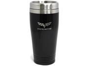 Corvette C6 Travel Mug Travel Coffee Mug Cup Stainless Steel Tea Mug Thermo Black