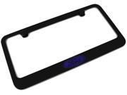 FORD Logo License Plate Frame Black Powder Coated Metal Hand Painted Engraved 9063198