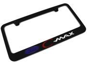 FORD C MAX Logo License Plate Frame Black Powder Coated Metal Hand Painted Engraved 9063211