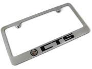 CTS Logo License Plate Frame Chrome Plated Brass Hand Painted Engraved 9030029