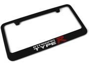 ACURA INTEGRA TYPE R Logo License Plate Frame Black Powder Coated Metal Hand Painted Engraved 9060113