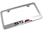 SSR Logo License Plate Frame Chrome Plated Brass Hand Painted Engraved 9030831