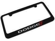 DODGE DODGE Logo License Plate Frame Black Powder Coated Metal Hand Painted Engraved 9060242