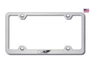 Cadillac CTS V License Plate Frame Laser Etched Stainless Steel Slim Design Satin LFW.CADV.ES