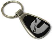 Dodge Cummins Logo Black Tear Drop Key Chain KCK.CMN