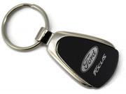 Ford Focus Logo Black Tear Drop Key Chain KCK.FOC