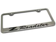 Nissan Z Roadster License Plate Frame Laser Etched Stainless Steel Standard Bright Mirror Chrome LF.ZRO.EC
