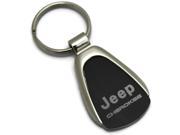 Jeep Cherokee Logo Black Tear Drop Key Chain KCK.CHE