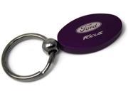 Ford Focus Logo Anodize Aluminum Oval Key Chain Purple KC1340.FOC.PUR
