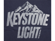 Keystone Light Logo Navy Blue Ladies Graphic Tank Top
