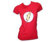The Flash Logo Red Juniors Graphic T Shirt