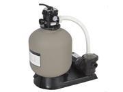 Pro Above Ground Swimming Pool Pump System 4500GPH 19 Sand Filter w 1.0HP