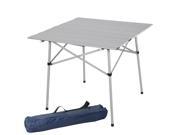 Aluminum Roll Up Table Folding Camping Outdoor Indoor Picnic Table Heavy Duty