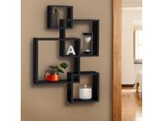 BCP Intersecting Squares Floating Shelf Wall Mounted Home Decor Furniture