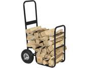 Firewood Cart Log Carrier Fireplace Wood Mover Hauler Rack Caddy Rolling Dolly