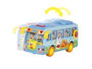 Kids Toy Electric Shaking Musical School Bus With Flashing Lights Bump and Go
