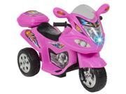 Kids Ride On Motorcycle 6V Toy Battery Powered Electric 3 Wheel Power Bicycle