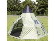 BCP 10 x10 Teepee Camping Tent Family Outdoor Sleeping Dome W Carry Bag