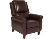 Best Choice Products Leather Recliner Accent Chair Push Back Living Room Home Furniture W Leg Rests BR
