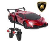 Best Choice Products 1 24 Officially Licensed RC Lamborghini Veneno Sport Racing Car W 27MHz Remote Controller