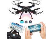 4 Channel 6 Axis Gyro Headless Remote Control Quadcopter FPV RC Drone W Wifi Camera For Real Time Video 2 Control Mode