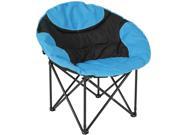 Best Choice Products Folding Lightweight Moon Camping Chair Outdoor Sport Blue