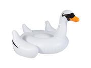 Best Choice Products Giant Swan Inflatable Pool Party Toy Float White