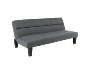 Best Choice Products Microfiber Futon Folding Couch Sofa Bed Gray