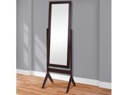 Best Choice Products Cheval Floor Mirror Bedroom Home Furniture Espresso Brown